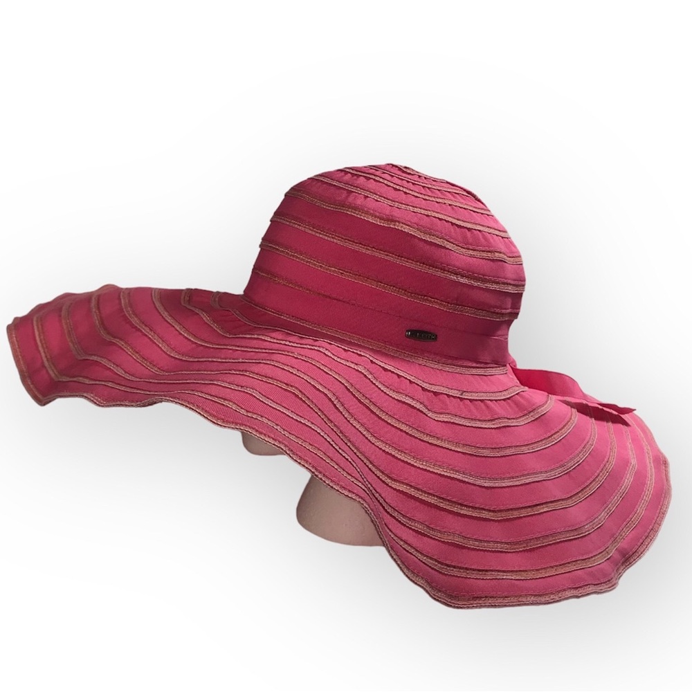 Karen Keith Soft Pink Great Hat Wide Brim Size M